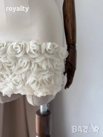 Бяла дамска рокля , снимка 2 - Рокли - 50224511