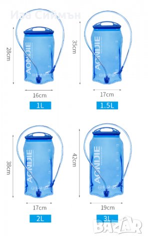Хидратираща система (торба) за вода 3 литра, снимка 4 - Други - 34871431