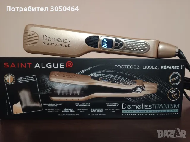 Преса за изправяне с пара, снимка 1