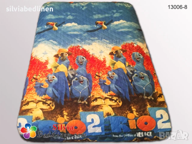 ПРОМОЦИЯ!!! Двулицево детско шалте с анимационни герои, снимка 8 - Спално бельо и завивки - 23569206