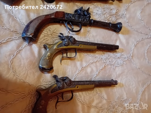 старинни  пищови реплика, снимка 3 - Антикварни и старинни предмети - 43228347