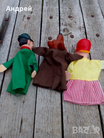 Стари кукли за куклен театър,Червената шапчица, снимка 5 - Антикварни и старинни предмети - 27063867