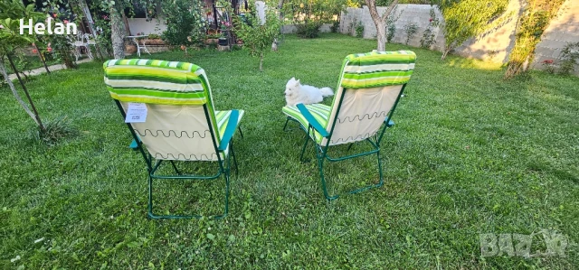 Сгъваеми шезлонги, снимка 6 - Градински мебели, декорация  - 51283772