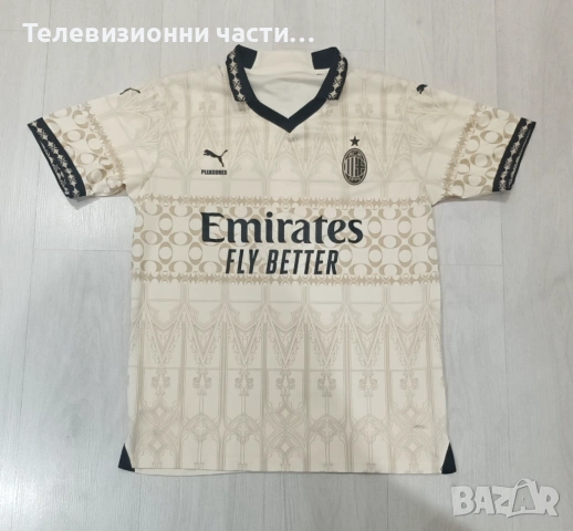 Футболна тениска AC Milan 2023/2024 трети екип Puma Pleasures 757035-01 размер L, снимка 3 - Спортни дрехи, екипи - 53328960