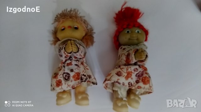 Стари играчки кукли за защипване на пръст, снимка 1 - Кукли - 34959720