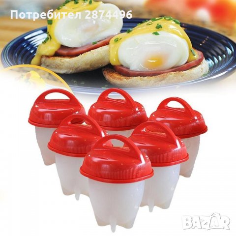 EGGIES форми за варене на яйца без черупки, снимка 2 - Други - 34639444
