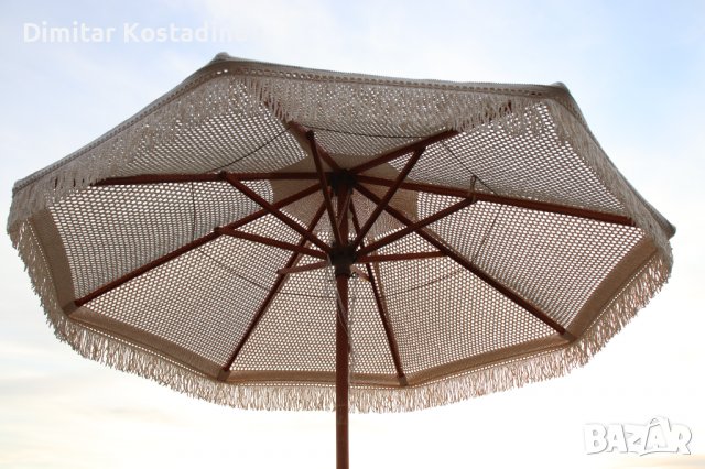 Плетен чадър за градина , плаж , ресторант или бийч бар, снимка 9 - Градински мебели, декорация  - 38627131