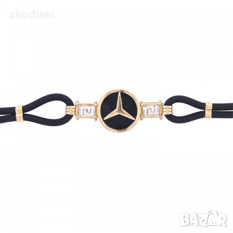 Златна гривна със силикон 10,97гр. 20см. 14кр. проба:585 модел:2836-3