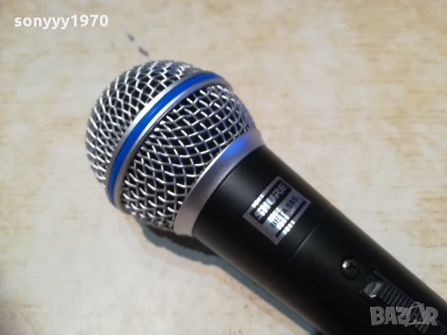 shure beta sm58s-profi mic-внос швеицария 2603212040, снимка 6 - Микрофони - 32317114
