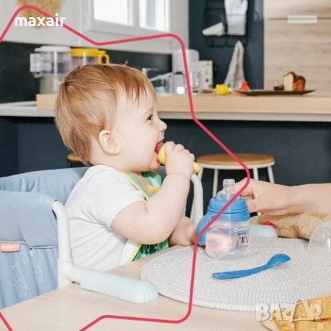 Сгъваем стол за хранене за маса Badabulle, снимка 10 - Столчета за хранене - 43999950