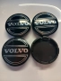 Капачки за джанти Волво черни декоративни тапи за джанти 52/55, снимка 2