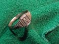 Стар пръстен над стогодишен сачан с БУКВА М - 73561, снимка 8