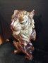 Декоративна статуетка тигърска глава, снимка 1