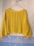 Тънък жълт пуловер , снимка 1 - Блузи с дълъг ръкав и пуловери - 38424530
