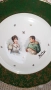 Старинна порцеланова чиния- Наполеон и Жозефин , снимка 2