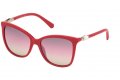 Swarovski нови дамски луксозни слънчеви очила с кристилни елементи червени , снимка 2