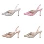 Елегантни дамски сандали на ток, 4цвята - 023, снимка 1 - Сандали - 40859684