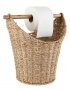 Поставка за тоалетна хартия с кошничка за съхранение, снимка 1 - Други стоки за дома - 35072131