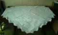 Ръчно плетена покривка за маса. 120/120см., снимка 2