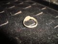 СТАРИНЕН САЧАНЕН ПРЪСТЕН с БУКВА В МАЙСТОРСКА РЪЧНА ИЗРАБОТКА 60311, снимка 5