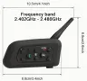 Интерком V6 Plus Motorcycle Helmet Wireless Intercom , снимка 1