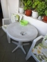 Пластмасова маса с 3 стола и табуретка, снимка 3
