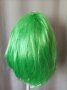  Неоново зелена перука с бретон , снимка 5