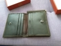 Щипка кожена за пари и документи на ЕСКО нова 115х75 мм, снимка 6