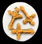 3 малки кръста кръстчета кръст силиконов молд форма фондан украса торта декорация мъфини, снимка 2