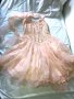 Дамска официална рокля цвят праскова, снимка 1 - Рокли - 28746963