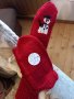 Ръчно плетени Коледни чорапи размер 39, снимка 1 - Дамски чорапи - 43458395