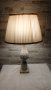 Голяма стара мраморна лампа - нощна лампа - Антика, снимка 1