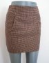Карирана мини пола къса, снимка 1