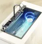 100см Модерна мултифункционална кухненска мивка с двоен водопад, снимка 4