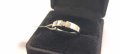 Златен пръстен с Брилянт-3,50гр /14кр , снимка 3