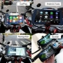 CARabc 5" IPS сензорен екран, преносим Apple Carplay за мотоциклет, снимка 5