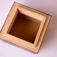 Дървена кутия с капак, снимка 2 - Други - 43672788