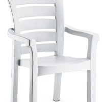 Здрави и устойчиви бели столове за заведение и градина, снимка 2 - Столове - 43936335