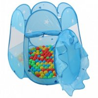 Детска палатка със 100 разноцветни топки, снимка 2 - Играчки за стая - 27160689