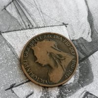 Монета - Великобритания - 1 пени | 1896г., снимка 2 - Нумизматика и бонистика - 36632873