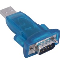 ANIMABG Преходник адаптер USB към RS232 Serial Port сериен порт за PC компютър лаптоп таблет и др, снимка 1 - Други - 44084350