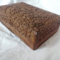 Дървена кутийка - резбована, снимка 1 - Декорация за дома - 28609233