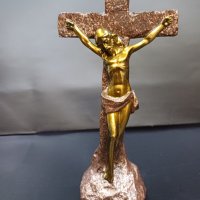 Статуетка Христос на кръста - полирезин от висок клас, снимка 6 - Статуетки - 43212895