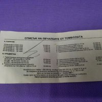 Стар лотариен билет от Български туристически съюз от 1987г, снимка 2 - Колекции - 28549628