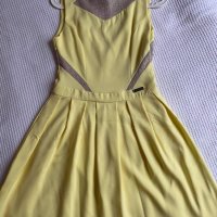 Жълта рокля Alessa, размер L, снимка 7 - Рокли - 32623537