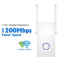 WiFi 1200 Mbps 5G Dual Band WiFi Репитер и Повторител, с 2 ВЪНШНИ АНТЕНИ, снимка 1 - Рутери - 35166160