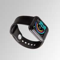 Смарт часовник (smartwatch) със силиконова каишка , снимка 2 - Смарт гривни - 41587964