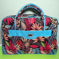 Големи летни пътни чанти с красив цветен принт, снимка 3 - Сакове - 44879379