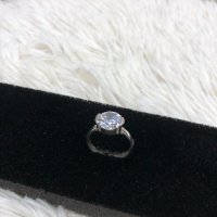 Сребърен пръстен с цирконий сребро проба 925 01, снимка 1 - Пръстени - 43172348