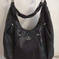 Оригинална дамска чанта Adax естествена кожа с 2 дръжки, снимка 6 - Чанти - 32225684